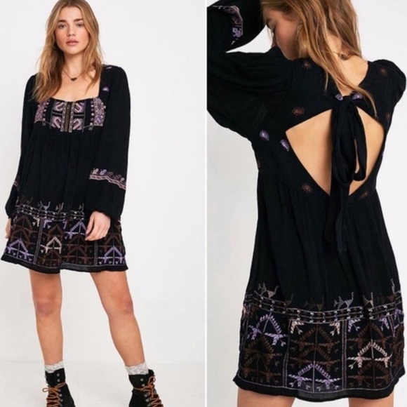 Free People Rhiannon embroidered dress - Picture 2 of 7